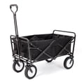 thumbnail image 1 of Mac Sports Chariot Utilitaire de Jardin et de Camping Pliable et Rabattable pour l'Extérieur, Noir, 1 of 11