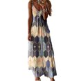 thumbnail image 1 of Bellella Robe Longue à Bretelles pour Femmes, Robe d'Été, Combinaison, Robe Maxi, Mode, Ligne A, Fête, Jaune, TTG, 1 of 2