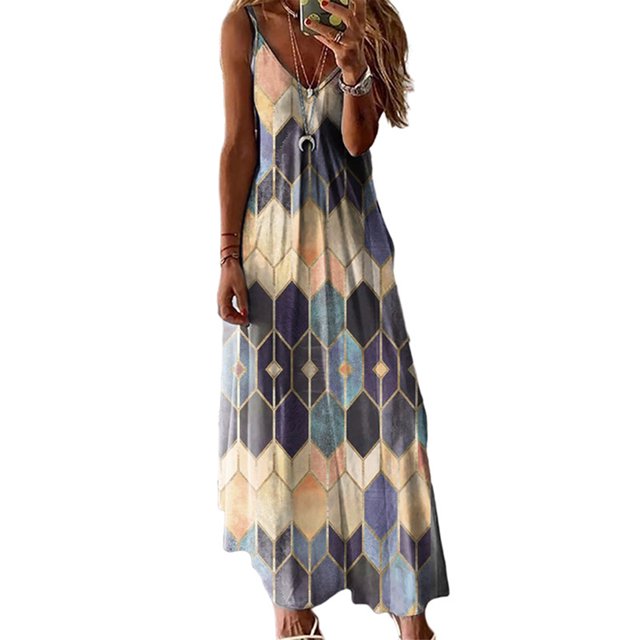 Bellella Robe Longue à Bretelles pour Femmes, Robe d'Été, Combinaison, Robe Maxi, Mode, Ligne A, Fête, Jaune, TTG