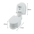 thumbnail image 2 of Motion Detector Outdoor Wall Surface Mounting 180° Motion Sensor Infrared, 2 of 5