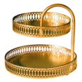 thumbnail image 1 of yuksok 2 Couches Plateau de Stockage de Fruits Gâteau Rack Fête Familiale Dessert Rack de Stockage Maison Pièce Bande, 1 of 8