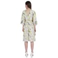 thumbnail image 4 of Moomaya Caftan Court pour Femmes, Robe de Nuit de Couverture, Robe Caftan, Manches Kimono, Tenue de Plage, 4 of 6