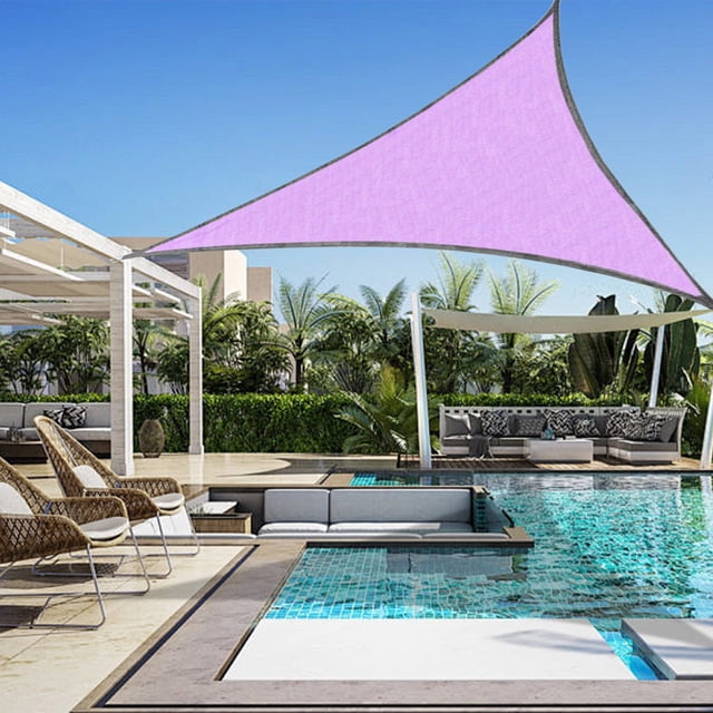Sun Shades Outdoor Patio Outdoor Shades For Patio Sunshades For Patio Sun Protection Triangular Shade Garden Swimming Pool AntiUV Shade Cloth Tarpaulin