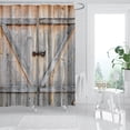 thumbnail image 3 of Feltree Versatile Patterned Shower Curtain, Universal 120x180cm Polyester Bathroom Decor, Heavy-Duty Metal Grommets & Machine-Washable Quick-Dry Fabric, 3 of 6