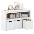 thumbnail image 1 of Costway Kid Toy Storage Cabinet 3 Drawer Chest w/Wheels Large Storage Cube Shelf, 1 of 10