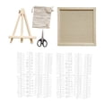 thumbnail image 3 of Tnarru Letter Board Desk Ornament, Changeable Message Board with Letters Numbers & Symbols for Restaurant Hotel Farmhouse Decor Khaki, 3 of 8