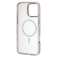 thumbnail image 2 of onn MagSafe Compatible Soft Shell Bumper Phone Case for iPhone 16 Pro Max, Clear & Pink, 2 of 5