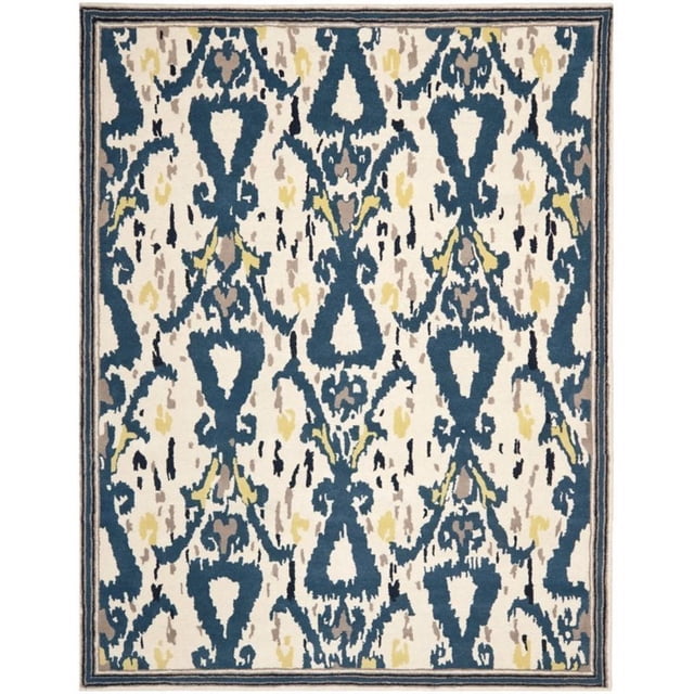 Safavieh Martha Stewart 5' X 8' Tufted Hand loomed Wool Rug in Mariner