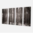 thumbnail image 2 of Beautiful Misty Forest in the Autumn - Forest Canvas Art Print, 2 of 3