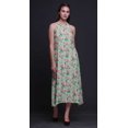 thumbnail image 3 of Bimba Floral Causal Long Backless Halter NeckDressWomen Printed BeachDress-Large, 3 of 6