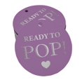 thumbnail image 1 of Inkdotpot Pack Of 100 Real Silver Foil Paper Tags Ready To Pop Baby Shower Favor Hang Tags, 1 of 6