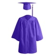 thumbnail image 1 of MeetoTime Ensemble de Blouses à Manches Longues pour Filles et Garçons, Performance de Graduation, Couleur Unie, Col Rond, 3-9 Ans, 1 of 2