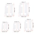 thumbnail image 2 of Unique Bargains 6 Inch Number Stencils Reusable Plastic Numbers Templates Set 0-9 Drawing, White 20 Pack, 2 of 6