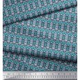 thumbnail image 2 of Soimoi Rayon Fabric Geometric Ethnic Printed Fabric 1 Yard 42 Inch Wide, 2 of 3