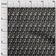thumbnail image 2 of oneOone Rayon Black Fabric Floral Sewing Material Print Fabric By The Yard 56 Inch Wide, 2 of 4