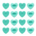 thumbnail image 1 of 100 Pcs Fermoirs d'Épingle en Forme de Cœur en Caoutchouc Gardeurs d'Épingle Pratiques Fermoirs de Broche, 1 of 7