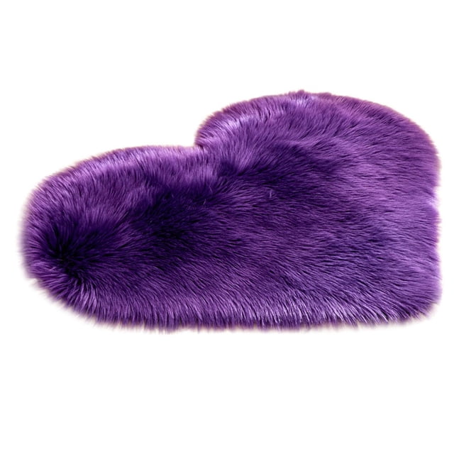 UsRHHA Faux Sheepskin Area Rugs, Non-Slip Bedroom Carpet Mats, Soft Floor Decor Rugs