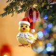 thumbnail image 4 of Meitianfacai Cute Rooster Car Pendant Home Tree Decoration Christmas Tree Ornament Home Decor, 4 of 6