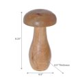 thumbnail image 2 of Mango Wood Decorative Mushroom Large, 2 of 3