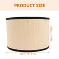 thumbnail image 2 of UPGRATOR Barrel Shaped Lamp Shade Vintage Light Yellow Iron 1Set, 2 of 6