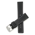 thumbnail image 1 of 22mm Leather Watch Band Strap, Stainless Steel Buckle, 1 of 7