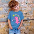 thumbnail image 2 of 6x T-Shirt Lépreux Filles Garçon et Fille Mode Décontractée Imprimé Col Rond Manches Courtes T-Shirt Haut, 2 of 3
