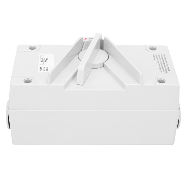 3 Phase Weatherproof Isolating Switch Industrial Dustproof Isolator Switch PA66 Flame Retardant with 14pcs Accessories