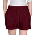 thumbnail image 1 of Girls Summer Linen Shorts Kids Casual Drawstring Elastic Waist Beach Short Pants With Pockets, 1 of 6
