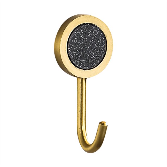 Clearance! beishanbush Coat Hook Wall Mounted Round Robe Hook Brushed Gold Towel Hook Heavy Duty Coat Rack for Bathroom Entryway Kitchen Living Room Non Hole Installation One Size Multi-Color