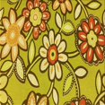 thumbnail image 1 of Ahgly Company Tapis d'Intérieur Lavable à la Machine, Carré, Transitionnel, Brun Acajou, Tapis de Zone, 5 Pieds Carré, 1 of 7