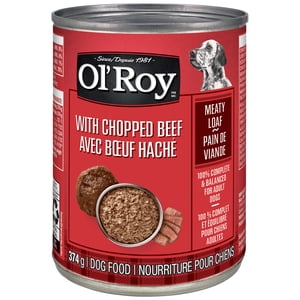 Ol' Roy Meaty Loaf with Chopped Beef Dog Food