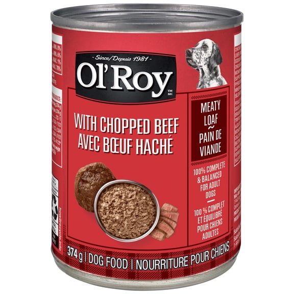 Ol' Roy Meaty Loaf with Chopped Beef Dog Food