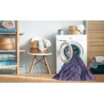 thumbnail image 2 of Ahgly Company Machine Washable Indoor Square Transitional Periwinkle Purple Area Rugs, 3' Square, 2 of 7