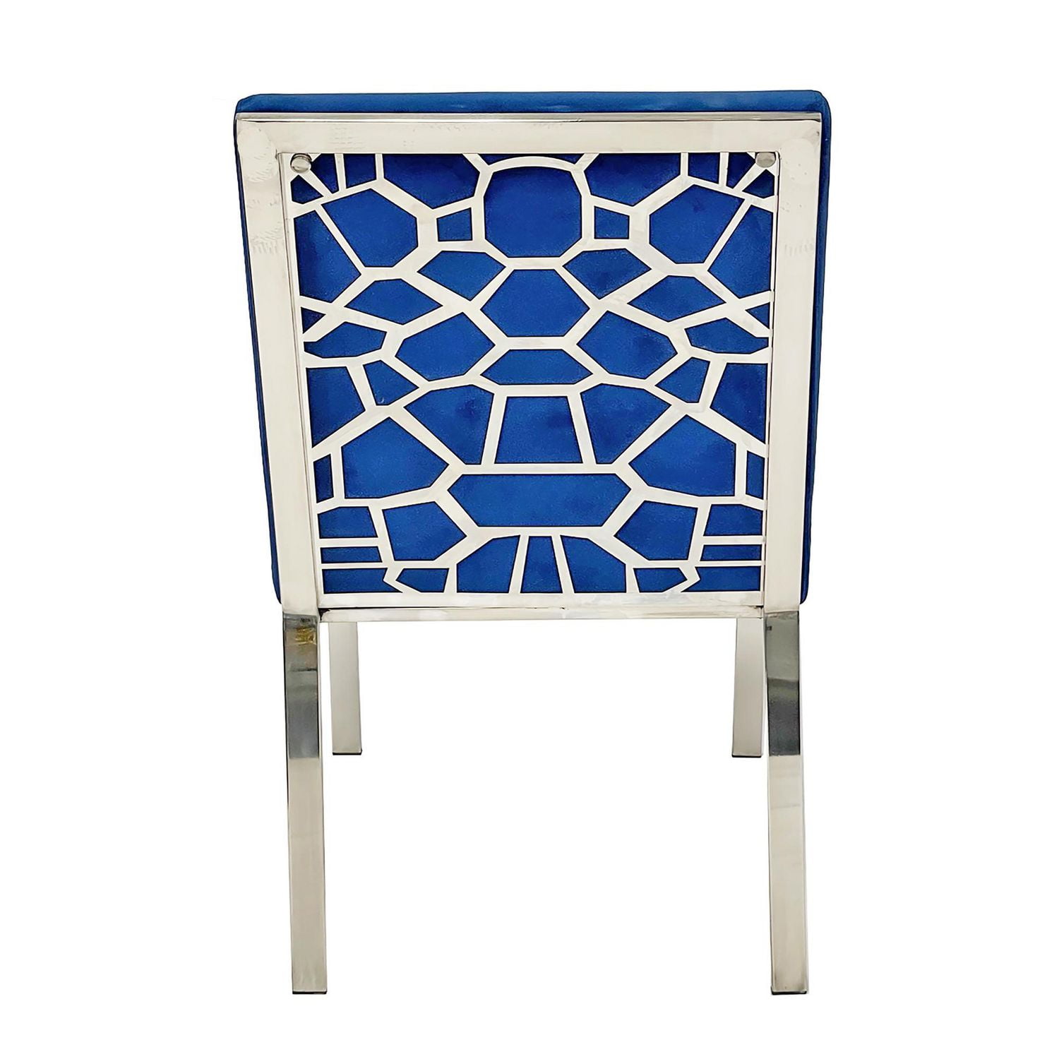 Chaise de salle à manger canadienne Chicago gris argenté (ensemble de 2)
