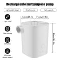 thumbnail image 4 of Portable Air Pump with 5 Nozzles 2500mAh USB Rechargeable Electric Mini Air Pump 30000rpm Wireless Mini Inflator Air Pump Tiny Portable Pump with Overheat Protection, 4 of 11