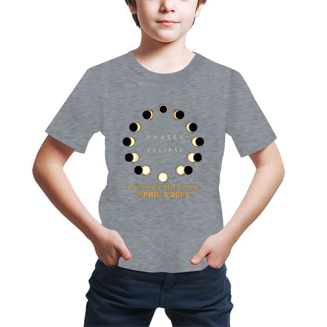 B91xZ Chemises Garçons Manches Courtes Polo Mode, Gris 9-10 Ans