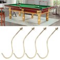 thumbnail image 4 of Billiards Hook, Table Edge Hook, Copper Durable 4Pcs For Billiard Ball Supplies Pool Table, 4 of 8