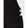 thumbnail image 2 of Hanes Girls Jersey Short 3-Pack, XS, Black, 2 of 3