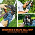 thumbnail image 4 of SENIX HTX2-M 18" 20V Battery Powered Hedge Trimmer, Dual-Action, 0.75" Cutting Capacity, with 2.0Ah Battery and Charger Included, Cordless, 4 of 10