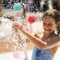 thumbnail image 4 of Dalazy 10 Pcs Activité Extérieure - Balles d'Eau Réutilisables pour le Plaisir Estival à la Piscine Piscine Colorée Plaisir Familial Ballon d'Eau Roseo 1 Pce, 4 of 6