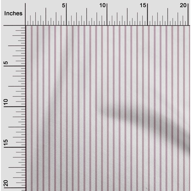 oneOone Tissu Polyester Lycra Rayures Verticales Tissu Imprimé au Mètre 56 Pouces de Large