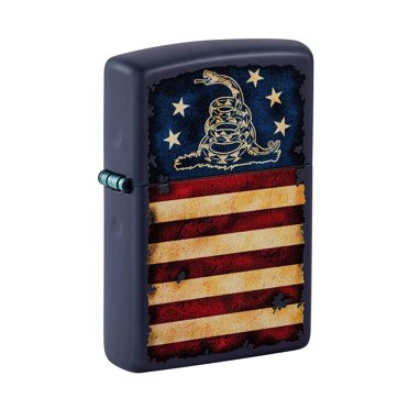 Zippo 48554 Don't Tread On Me US Flag Windproof Pocket Lighter