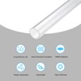 thumbnail image 3 of Unique Bargains Acrylic Pipe Clear Rigid Round Tube 26mm ID 30mm OD 10' for Lamps and Lanterns, Water Cooling System, 3 of 6