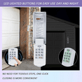 thumbnail image 2 of -R Ouvre-Porte de Garage Universel Sans Fil avec Clavier, Compatible avec pour Genie, Porte Basculante, Ouvre-Porte de Garage, 2 of 5