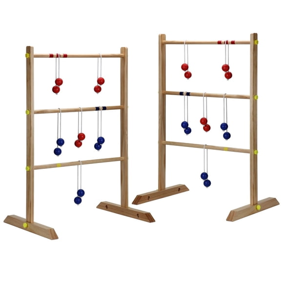 Hathaway Solid Wood Ladder Toss Game Set