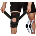 thumbnail image 1 of Hinged Knee Brace Support with Strap & Side Patella Stabilizers for Protection & Pain Relief for Arthritis, Meniscus Tear, ACL, MCL - Sports Compression Wrap for Running & Recovery - Men & Women (L), 1 of 4