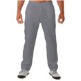 thumbnail image 2 of DPTALR Men's Casual Loose Solid Half Waist Pockets Long Pants, 2 of 9