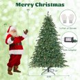 thumbnail image 4 of Costway 8 FT Artificial Christmas Tree with 1226 Branch Tips 410 Warm White LED Lights, 4 of 10