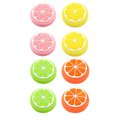 thumbnail image 1 of Miangastore 8pcs Silicone Lemon Fruit Thumb Grips Analog Sticker Cover Joystick Caps, 1 of 8