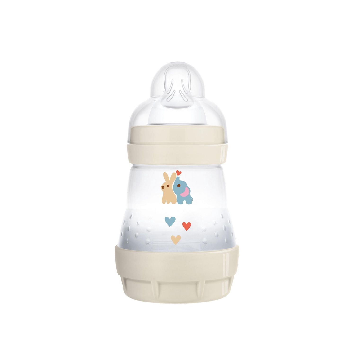 MAM Easy Start Anti-Colic Bottle, Newborn Essentials, Slow Flow Bottles with Silicone Nipple, Unisex Baby Bottles